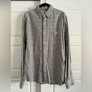 Faherty Plaid Flannel Long Sleeve Shirt